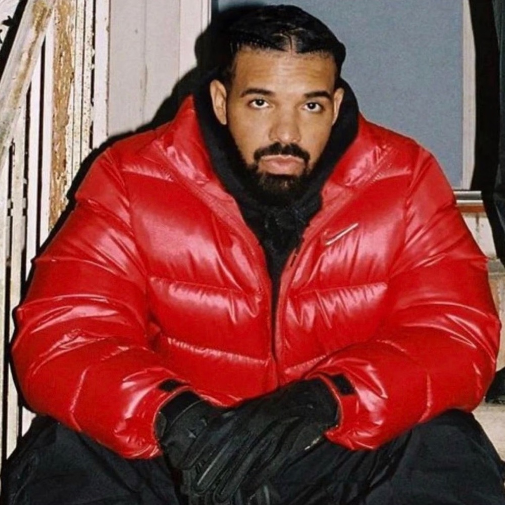 Nike x NOCTA Sunset Red Puffer Jacket Drake Rare!! Size XS - Picture 7 of 11